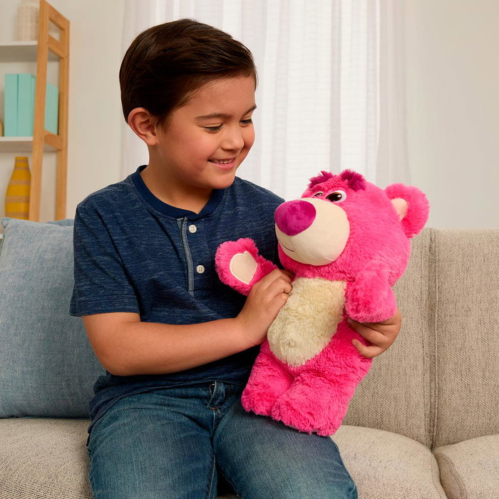 Mattel Peluche Interactive Lotso Disney Pixar Toy Story - Chante, Riait, 35 cm - Version Française Mattel Peluche Interactive Lotso Disney Pixar Toy Story - Chante, Riait, 35 cm - Version Française