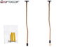 Giftdecor Suspension Corde Naturelle Marron 9,5x103x9,5 cm avec Douille E27 (Set de 12)