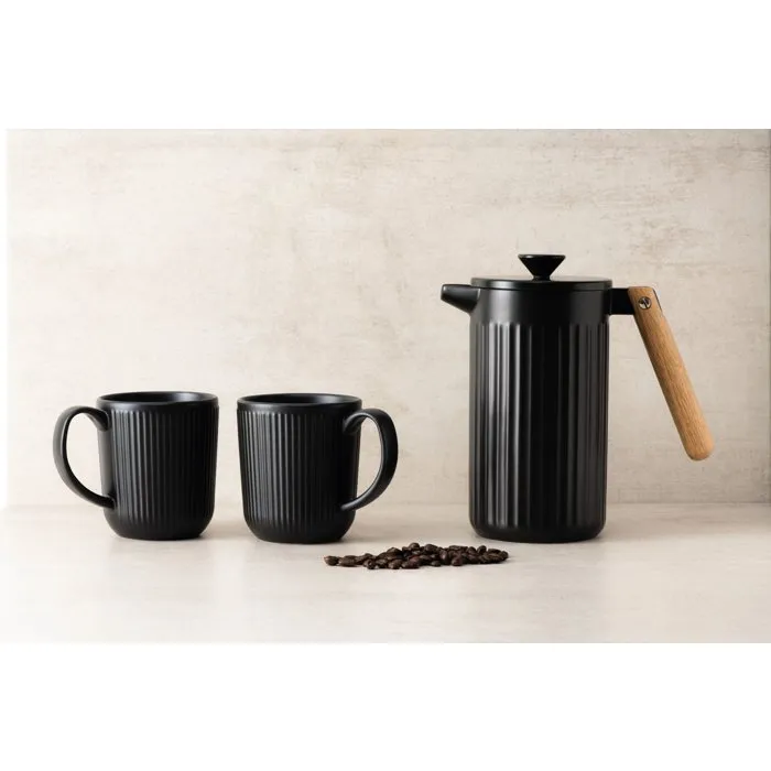 Bodum - Cafetière à piston Douro - En porcelaine - Capacité 1 litre (8 tasses)
