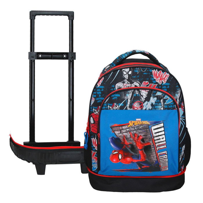 JOUMMA BAGS Chariot compact Wall Crawler Spiderman Marvel extraïble 43cm JOUMMA BAGS Chariot compact Wall Crawler Spiderman Marvel extraïble 43cm