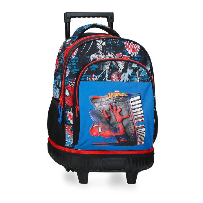 JOUMMA BAGS Chariot compact Wall Crawler Spiderman Marvel extraïble 43cm JOUMMA BAGS Chariot compact Wall Crawler Spiderman Marvel extraïble 43cm