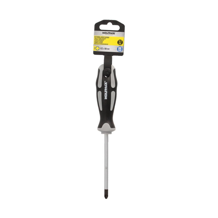 WOLFPACK LINEA PROFESIONAL Tournevis Pozidriv PZ 2 x Ø 6 x 100 mm