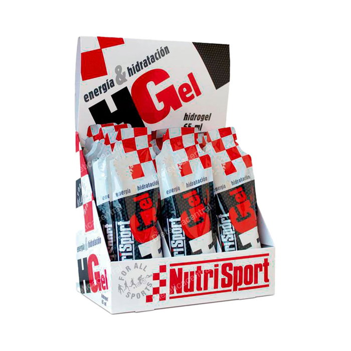 Nutrisport Hgel Fraise Sans Caféine Boîte de 18 Unités Nutrisport Hgel Fraise Sans Caféine Boîte de 18 Unités