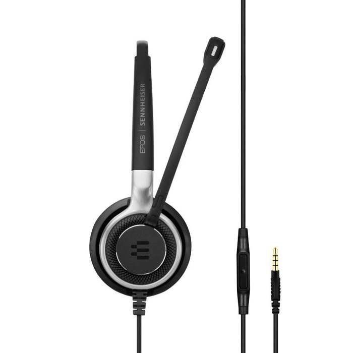 EPOS Sennheiser Casque micro Impact SC 635 mono noir argent avec microphone - Référence 1000642