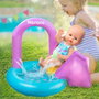 Nenuco - Poupée Fiesta en la Piscina Nfnb5000 avec Piscine et Toboggan - Jouet de Bain pour Enfant - Version Multilingue (Français, Espagnol, Anglais, Italien, Portugais)