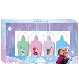 Safta Set de 4 Marqueurs Fluorescents Frozen