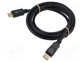 GOOBAY Câble DisplayPort 2.1 de 3m avec blocage