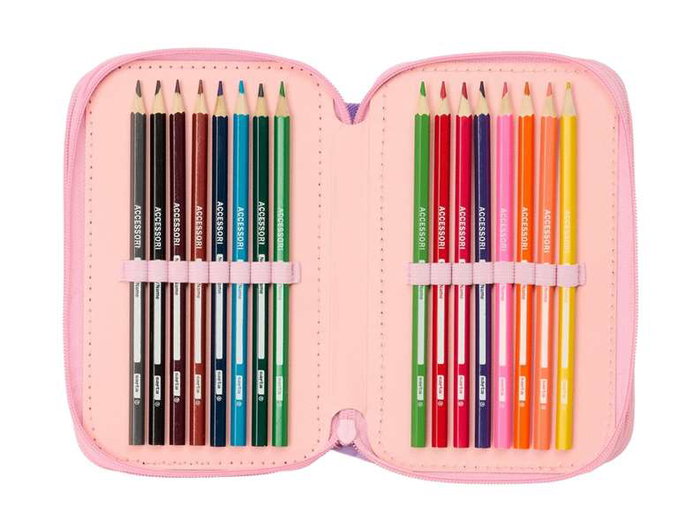 Safta Trousse Triple K-Pop Demon Hunters Chibi 37 Pièces Safta Trousse Triple K-Pop Demon Hunters Chibi 37 Pièces