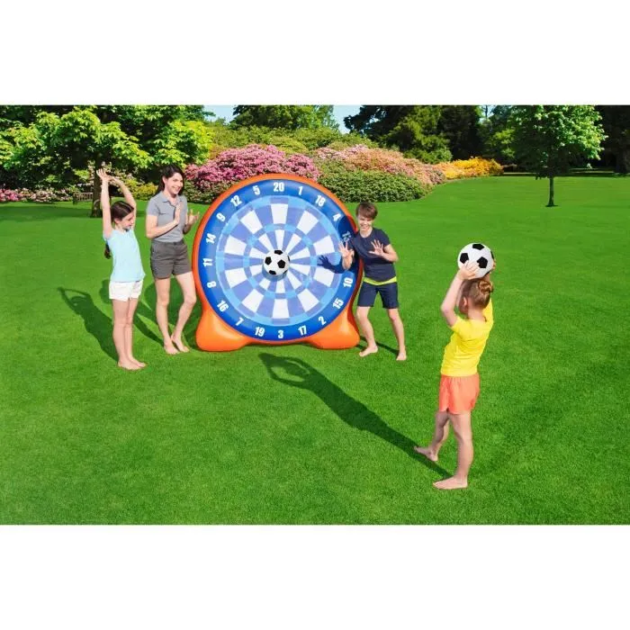 Bestway Jeu de fléchettes gonflables géant All Star avec ballon et base lestée BES6942138968187