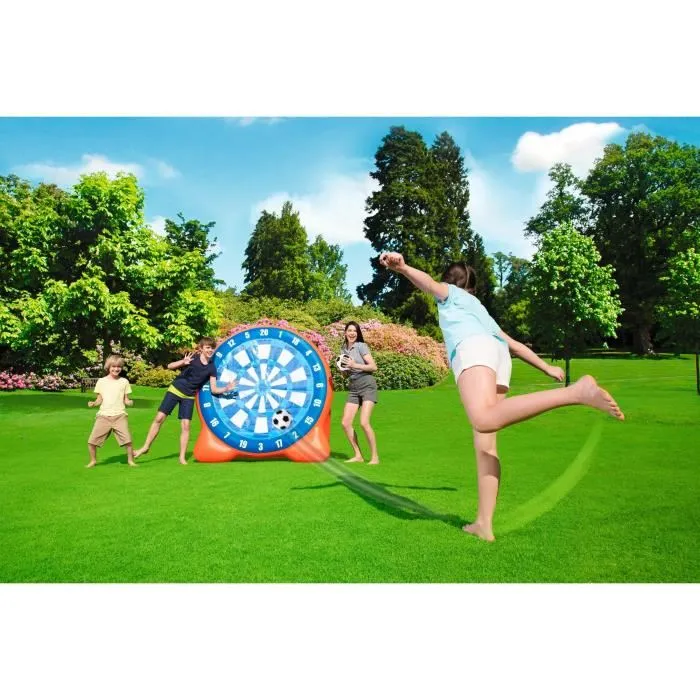 Bestway Jeu de fléchettes gonflables géant All Star avec ballon et base lestée BES6942138968187