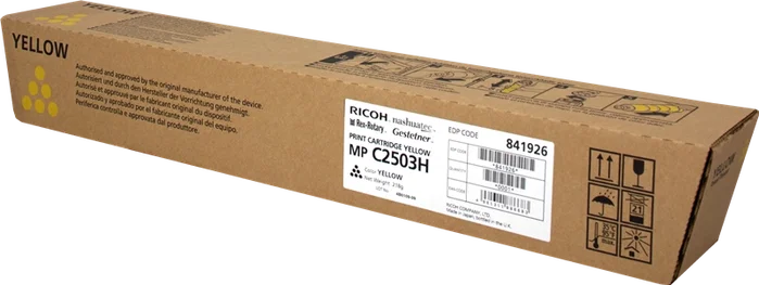 Ricoh 841926 Toner jaune Toner haute capacité ~9.500 pages pour MP C2503hy Ricoh 841926 Toner jaune Toner haute capacité ~9.500 pages pour MP C2503hy