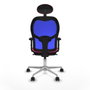 Piqueras y Crespo Chaise de Bureau avec Appui-tête Jorquera 2D086N1 Rose