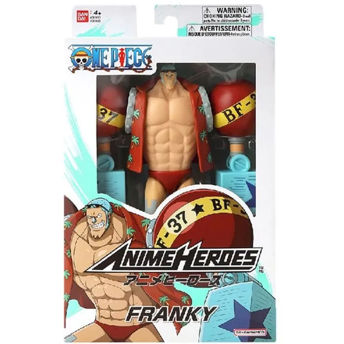 Bandai Figurine Anime Heroes One Piece - Franky - 17 cm