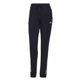 Pantalon de sport long Adidas Essentials 3 Bandas W Blue marine Femme