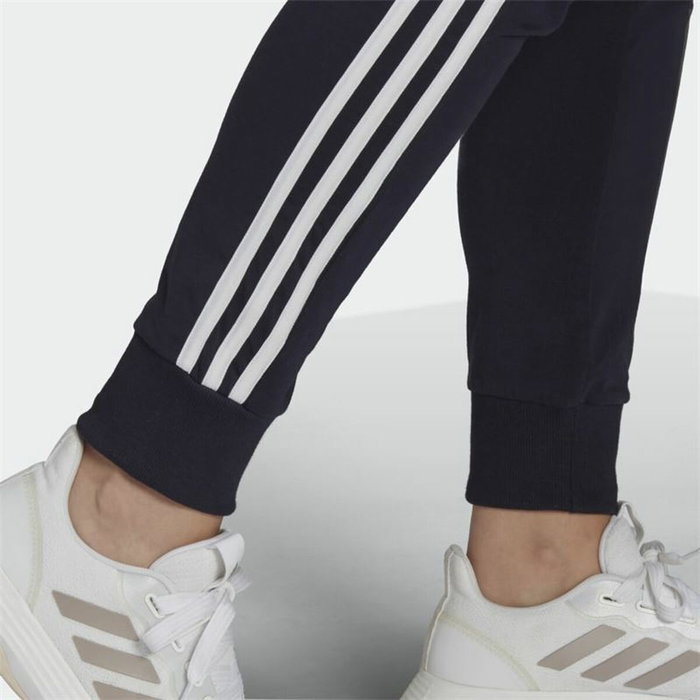 Pantalon de sport long Adidas Essentials 3 Bandas W Blue marine Femme