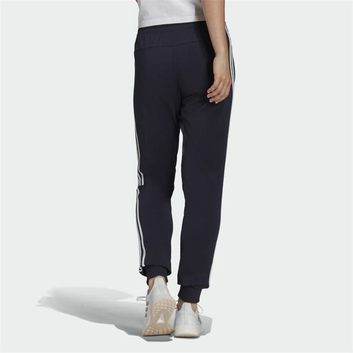 Pantalon de sport long Adidas Essentials 3 Bandas W Blue marine Femme