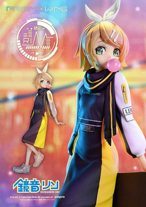 Vocaloid statuette PVC 1/7 Prisma Wing Piapro Characters Kagamine Rin (Art by lack) 21 cm