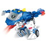 V-Tech Switch&Go Dinos Patrulla El Tericinosaurio 80-195022 - Voiture de police qui se transforme en dinosaure (Jeu en espagnol)