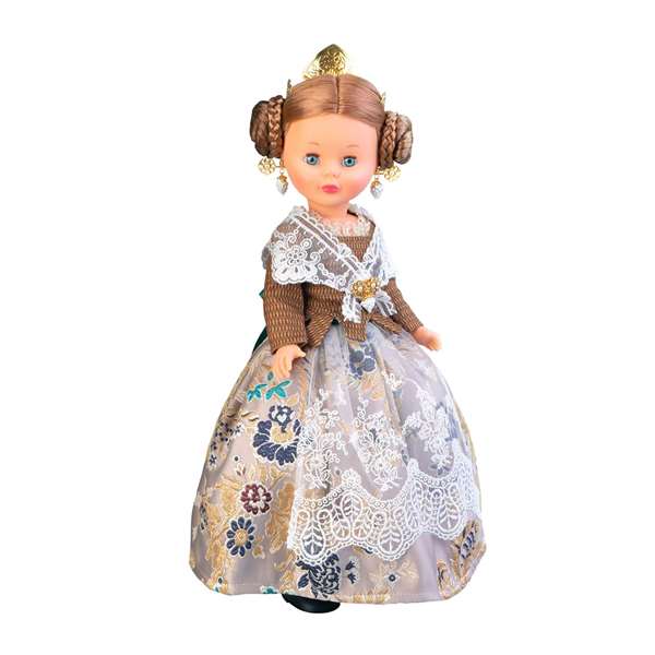 Famosa - Nancy Collection Fallera, poupée habillée d'un costume régional authentique de la Communauté Valencienne