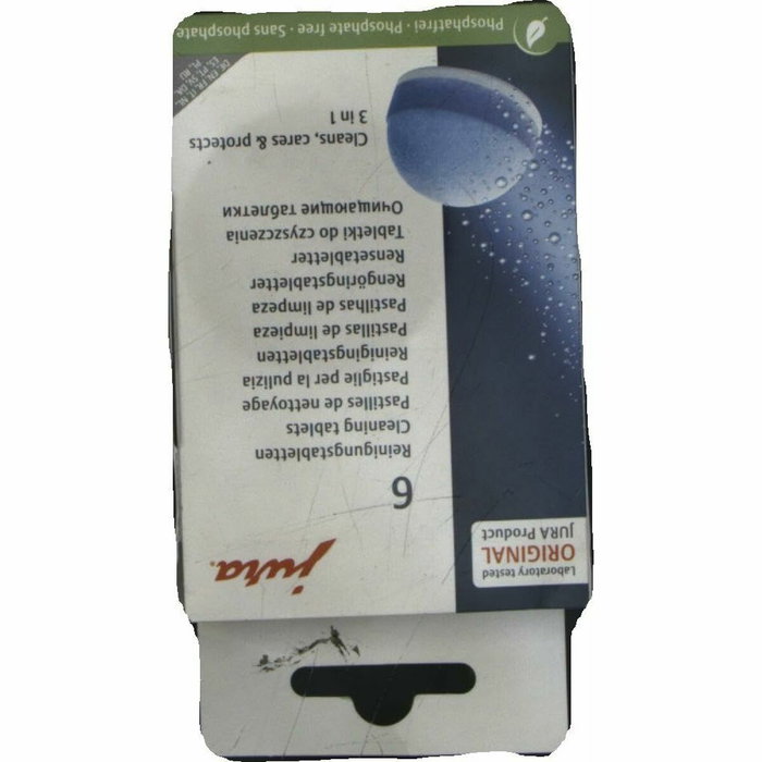 Jura Pastilles de nettoyage 3 Phases pour machine à café automatique - Lot de 6
