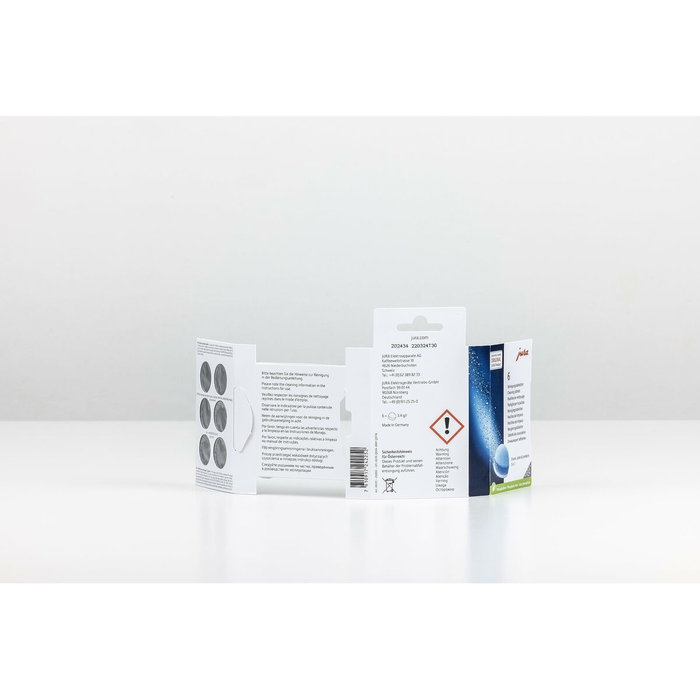 Jura Pastilles de nettoyage 3 Phases pour machine à café automatique - Lot de 6