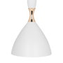 Lampe à Suspension Lia Blanc Acier 1xE27 Sans Ampoule [SKD-P127-W]