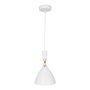 Lampe à Suspension Lia Blanc Acier 1xE27 Sans Ampoule [SKD-P127-W]