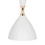 SKD - Làmpara Colgante Lia P127-W, Lampe Suspendue Métallique, Lumière LED E27, Cable Hauteur Réglable