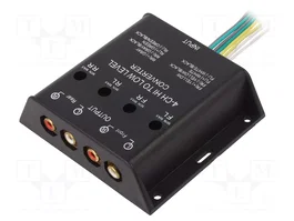 4CARMEDIA Convertisseur de niveau de signaux 40W RCA doré