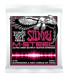 ERNIEBALL Jeu de cordes électrique Slinky M-Steel 9-42