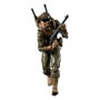 Megahouse G.M.G Mobile Suit Gundam Figurine PVC Principauté de Zeon Soldat Général avec Motocyclette 10cm Exclusive