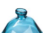 Giftdecor Bouteille Basse Irrégulière Turquoise 17 x 18 x 17 cm Verre (Set de 6)