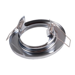 Bague Projecteur Downlight Rond Sara Acier 81mm - Chromé