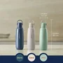 SodaStream Bouteille Isotherme Fizz&Go Cool - 0,9L - Acier Inoxydable - Bleu - Garde les boissons fraîches et pétillantes 12h