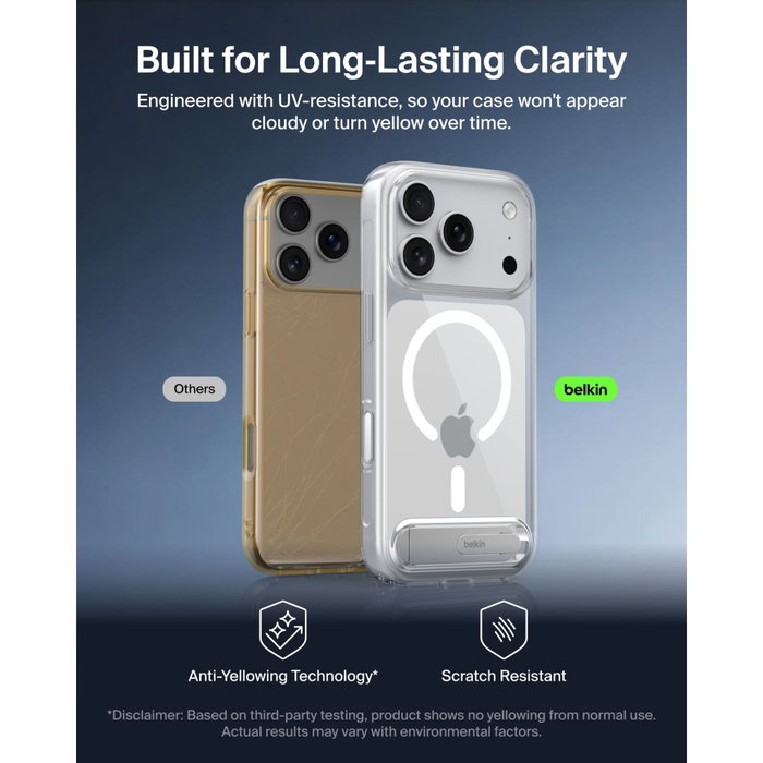 Belkin Clear Mag.Case pour iPhone 18/17 Pro Max transparent MSA077hqCL