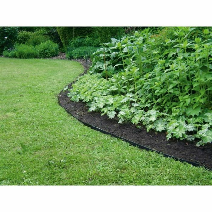 Garden ID Eco Border Bordure de jardin en caoutchouc recyclé 5 m