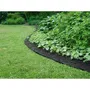 Garden Id Bordure de jardin GARDEN ID Eco Border en caoutchouc recyclé 5 mètres, hauteur 20 cm, flexible, indestructible, pose droite ou courbe