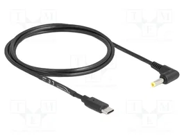 DELOCK Câble USB C vers DC 4,0/1,7 mm, 1,5m, noir