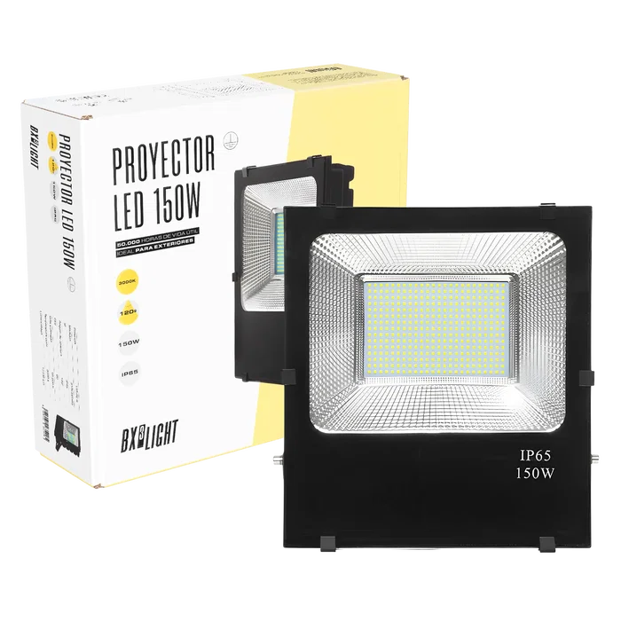 BX3 LIGHT Proyector LED 150W 18000 Lumen 3000K IP65, projecteur LED extérieur haute puissance, 50000 heures