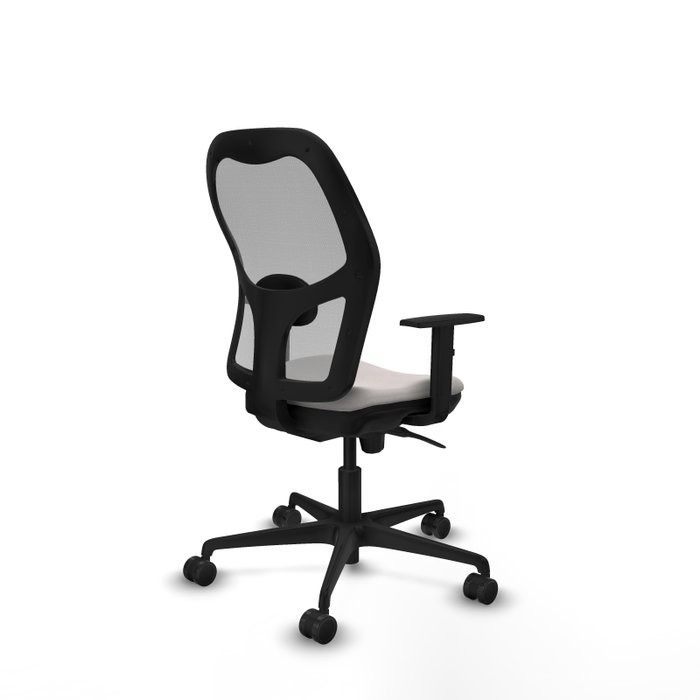 Piqueras y Crespo Chaise de Bureau Jorquera, Assise Blanche et Dossier Gris Piqueras y Crespo Chaise de Bureau Jorquera, Assise Blanche et Dossier Gris