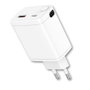 Qcharx Juno Chargeur USB-C et USB-A 20W Double Sortie avec câble Type C