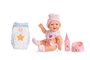 Berjuan Bébé Pipi - Poupée bébé de 30 cm avec tenue rose et accessoires - Produit en espagnol