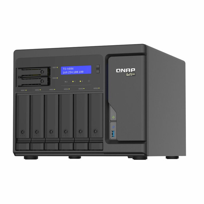 Stockage en Réseau NAS Qnap TS-H886-D1602-8G Noir