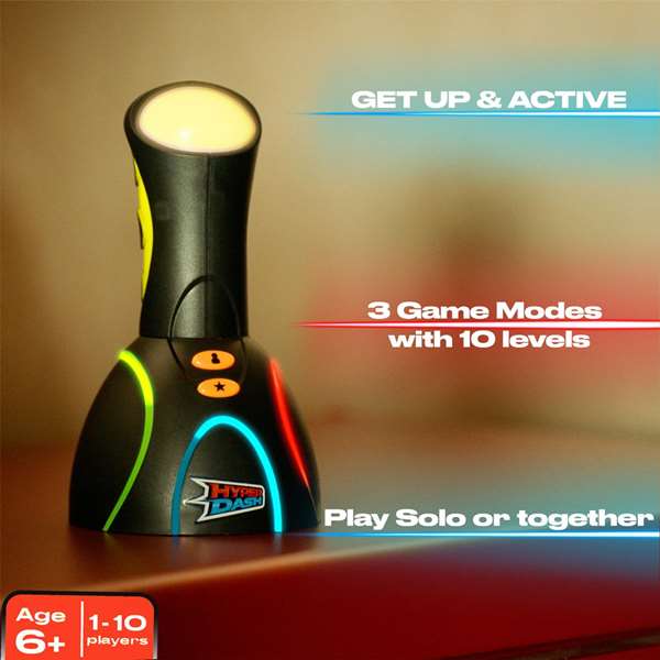 Famosa - Jeu Hyper Dash - Jeu de vitesse et d'agilité - 3 modes de jeu - Version espagnole - À partir de 6 mois