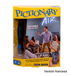 Mattel Games - Jeu de société Pictionary Air - Version française - Jeu de dessin dans l'air pour famille et soirées - Compatible smartphone et TV via application