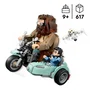 LEGO 76443 Harry Potter La balade en moto de Hagrid et Harry - Jeu de construction 617 pièces avec figurines 9 ans