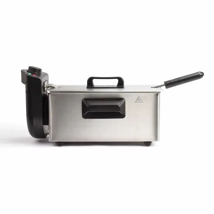 Livoo DOC216 Friteuse 3L 2000W, Cuve Amovible Acier Inoxydable et Panier à Friture avec Thermostat Réglable - Capacité 1kg de Frites Livoo DOC216 Friteuse 3L 2000W, Cuve Amovible Acier Inoxydable et Panier à Friture avec Thermostat Réglable - Capacité 1kg de Frites