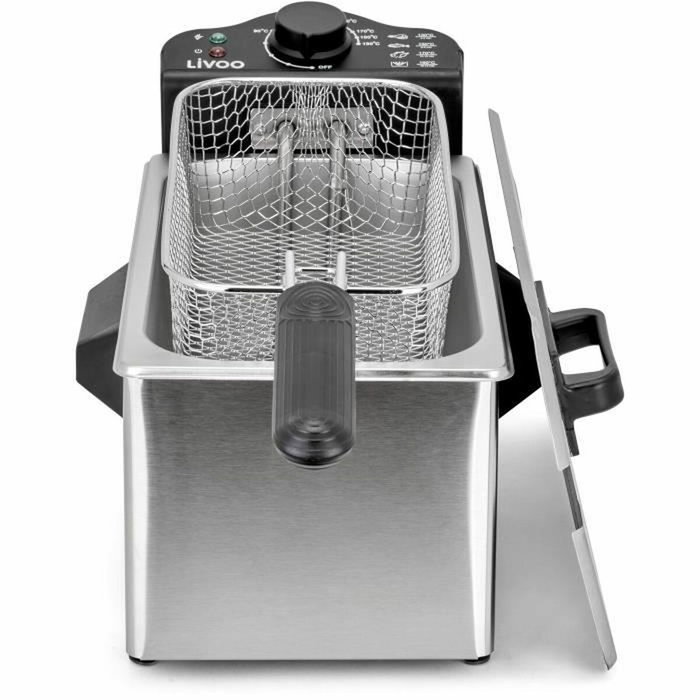 Livoo DOC216 Friteuse à Air 3L Gris Livoo DOC216 Friteuse à Air 3L Gris