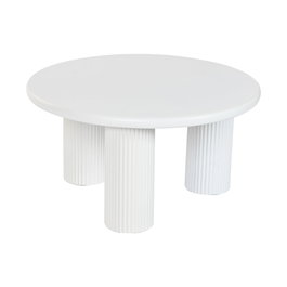 Table d'appoint Home ESPRIT Blanc 75 x 75 x 40 cm