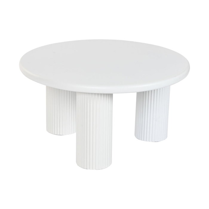 Table d'appoint Home ESPRIT Blanc 75 x 75 x 40 cm Table d'appoint Home ESPRIT Blanc 75 x 75 x 40 cm